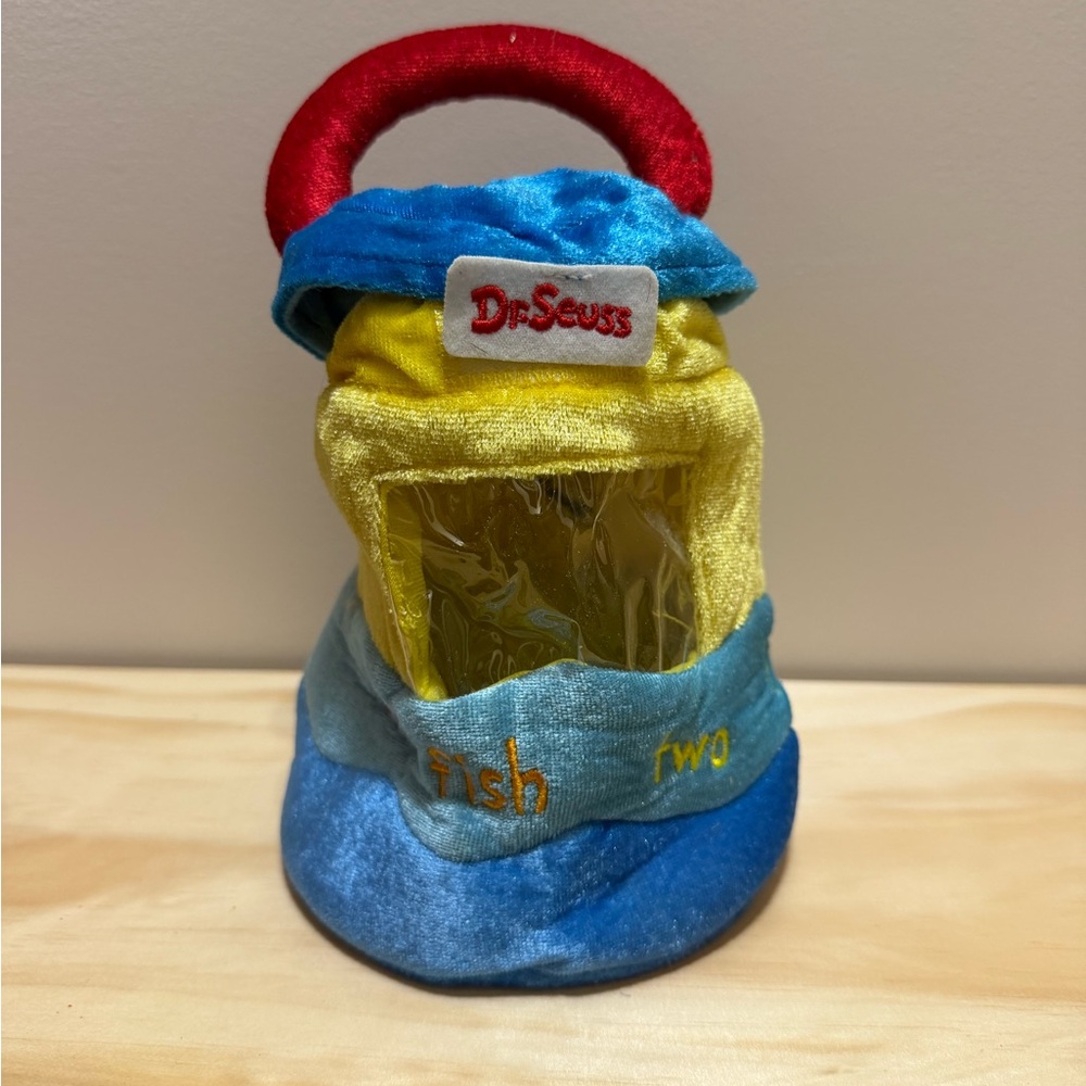 Dr. Seuss Plush with Red, Yellow, and Blue Accents